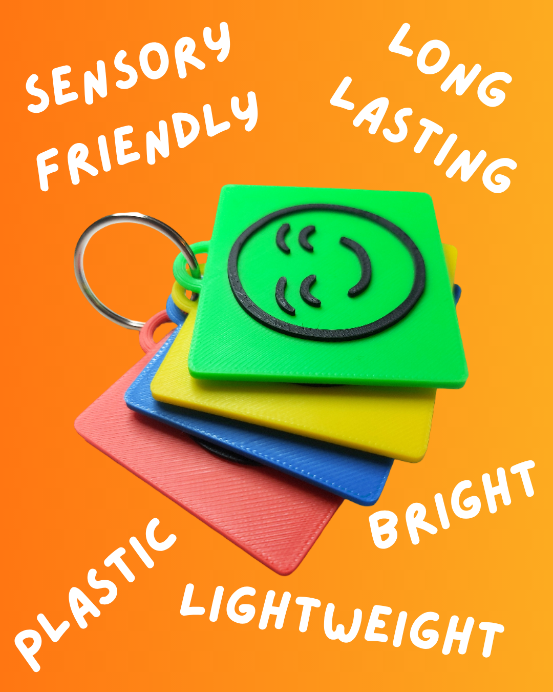 Colour Coded Emotions Tags (Set of 4)