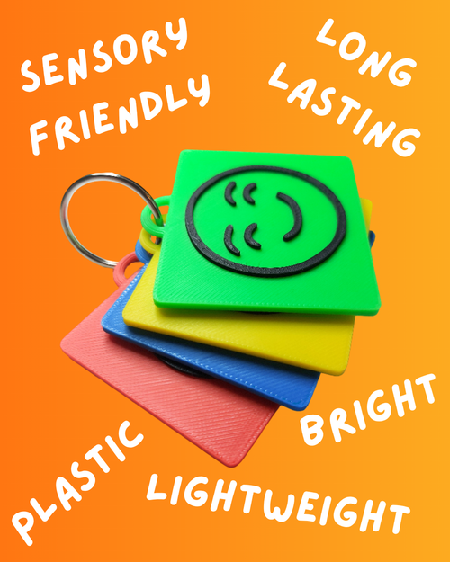 Colour Coded Emotions Tags (Set of 4)