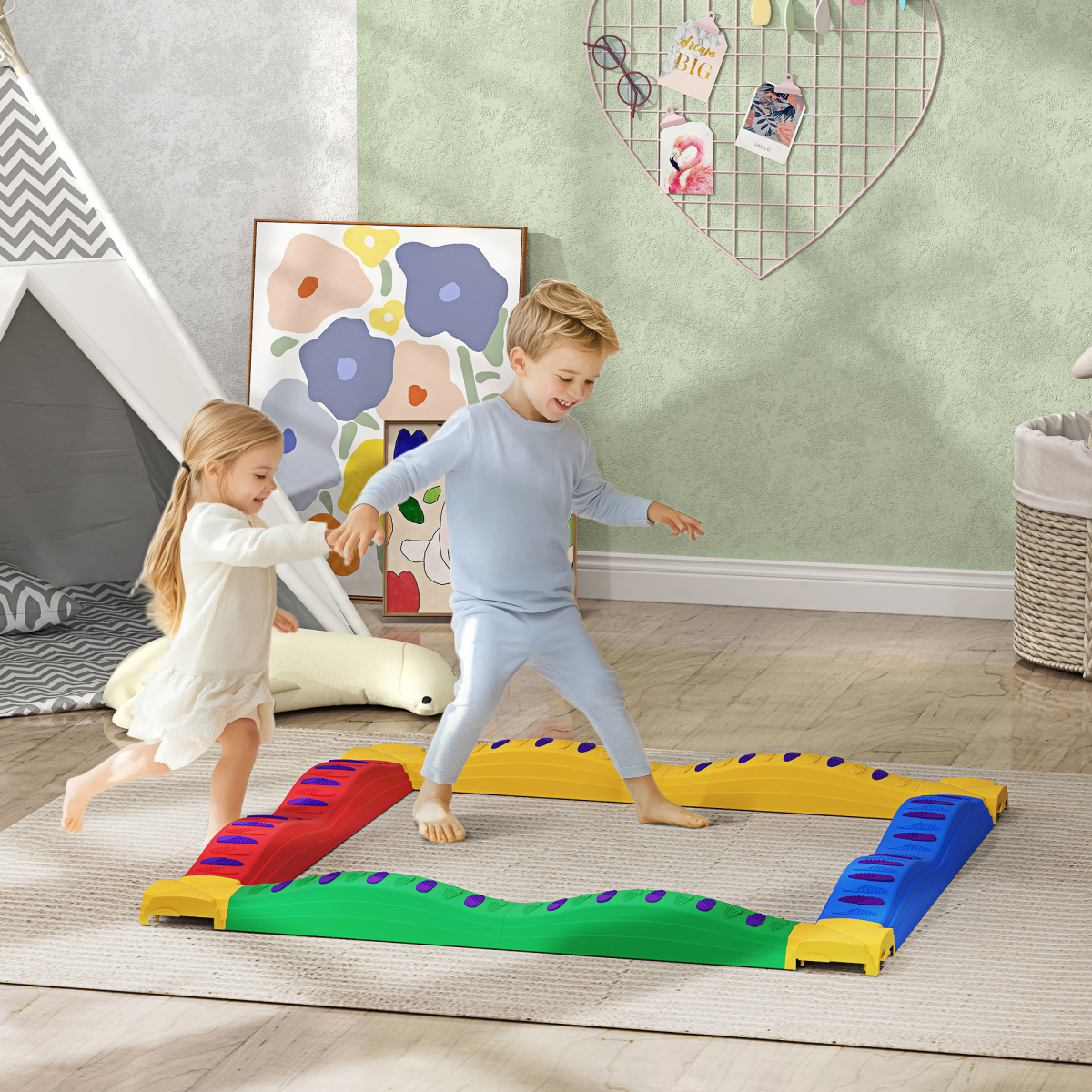 Configurable Balance Beam Set (12 Pieces)