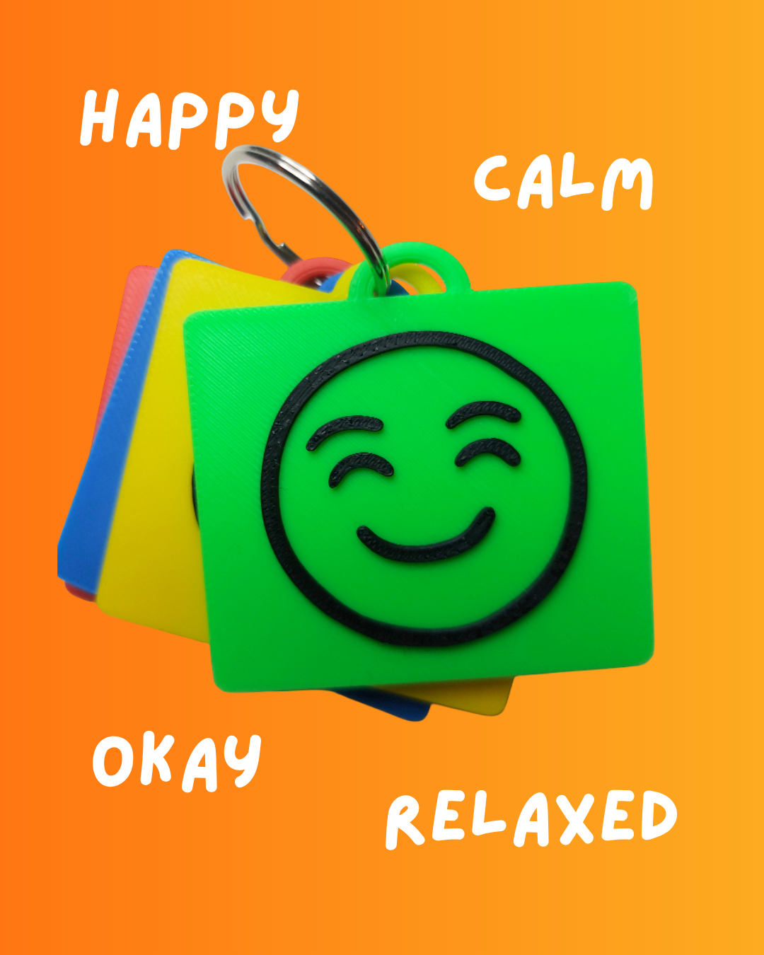 Colour Coded Emotions Tags (Set of 4)
