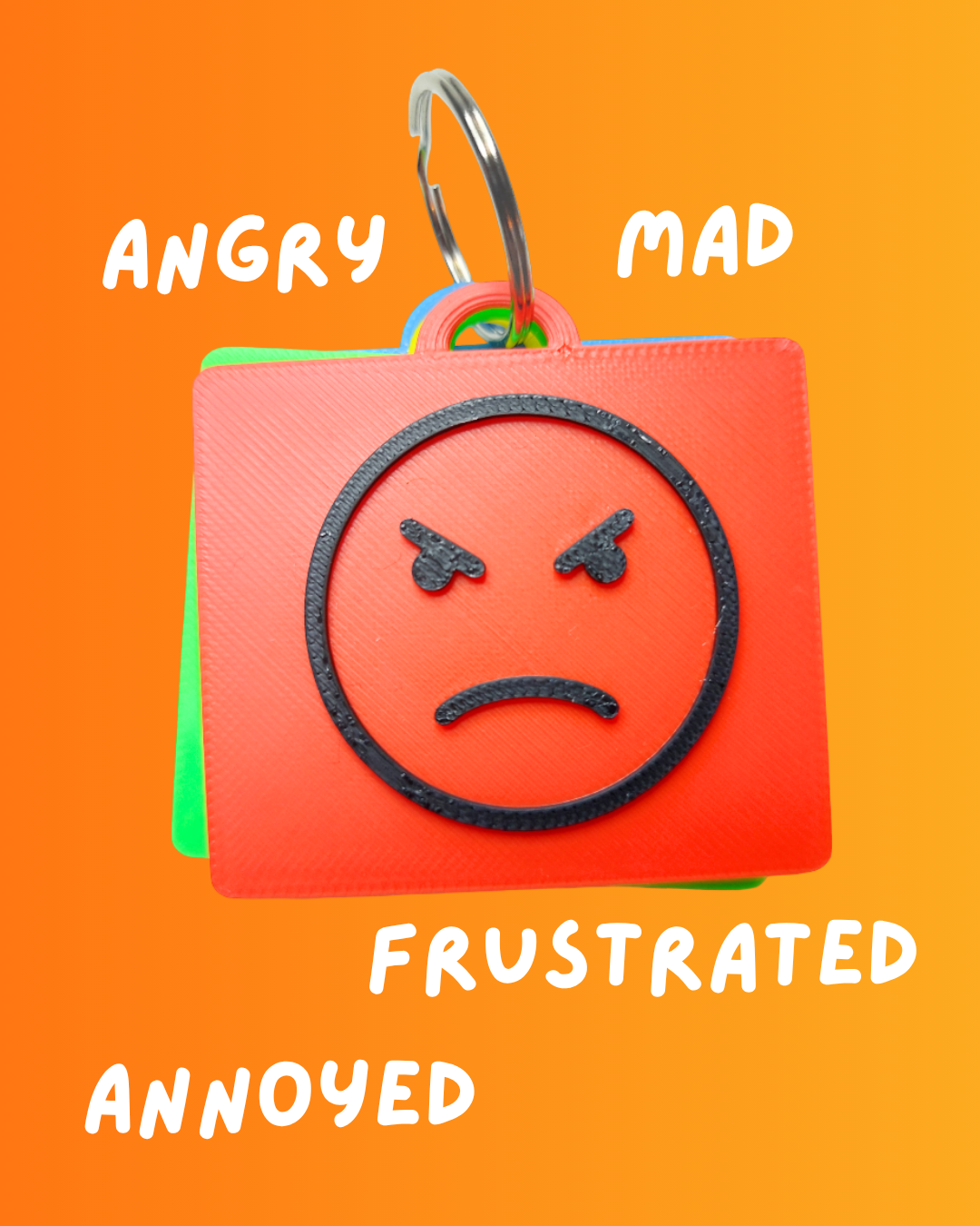 Colour Coded Emotions Tags (Set of 4)