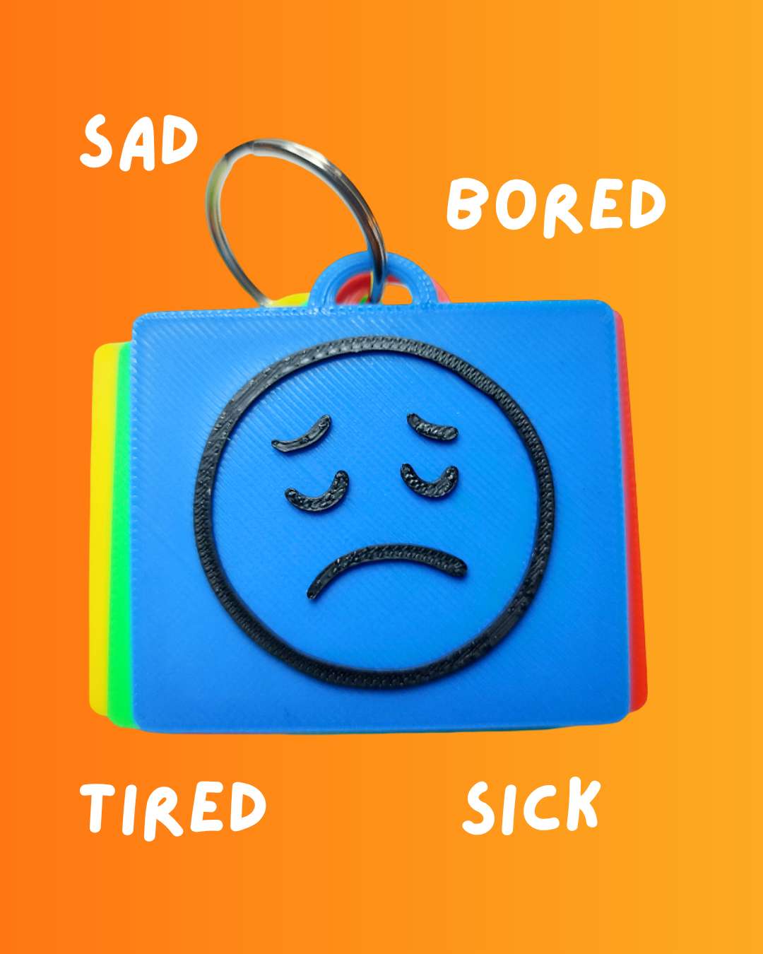 Colour Coded Emotions Tags (Set of 4)