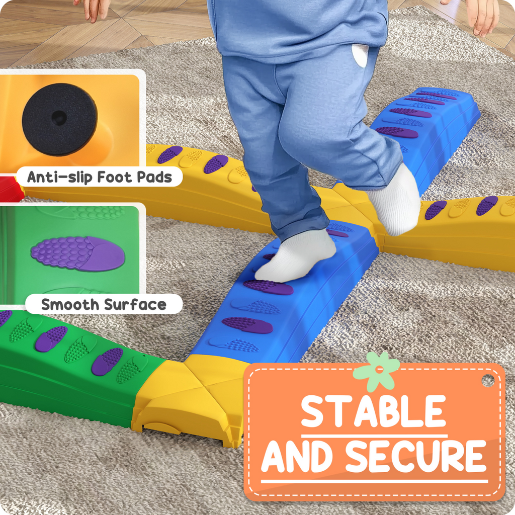 Configurable Balance Beam Set (12 Pieces)