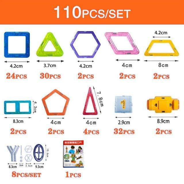 Magnetic Building Blocks Set