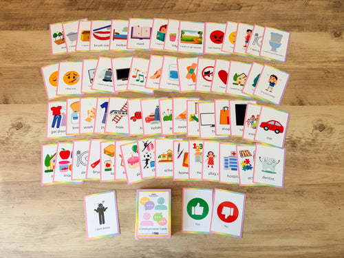 Communication Flashcards (61-Piece Set)