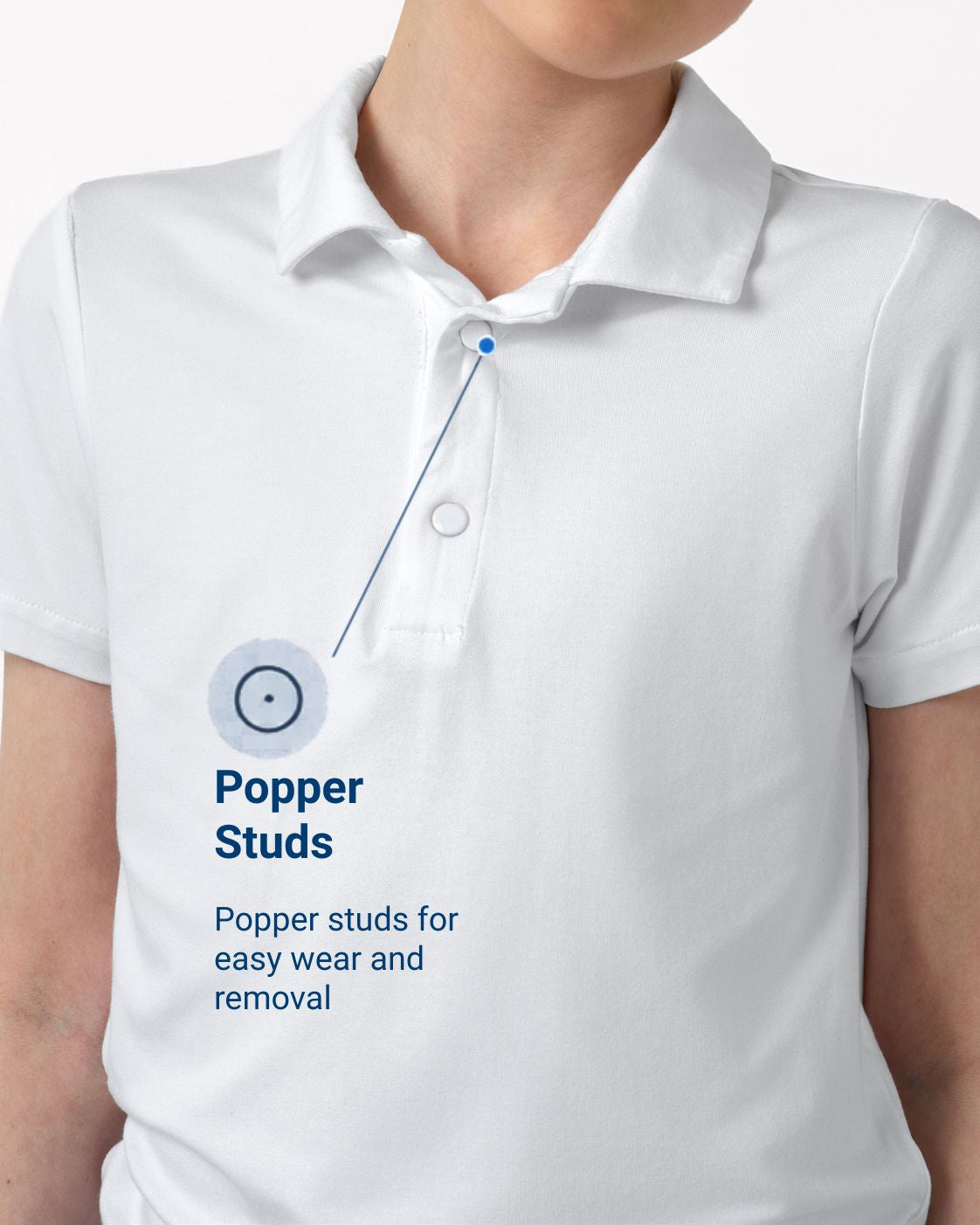 Fidget-T Sensory School Polo Shirt