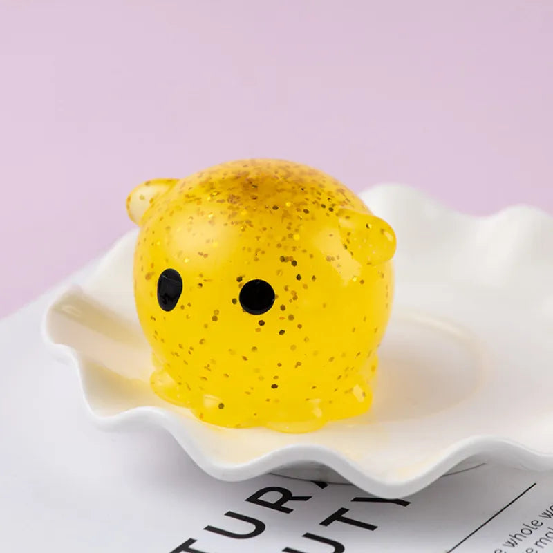 Glitter Squishy Mochi Fidget Toy