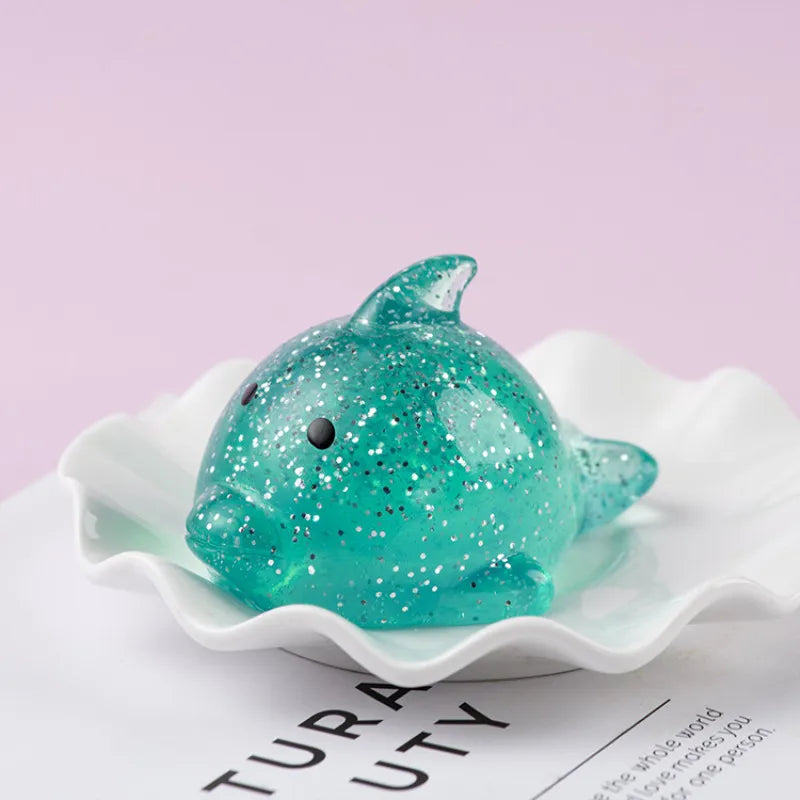 Glitter Squishy Mochi Fidget Toy