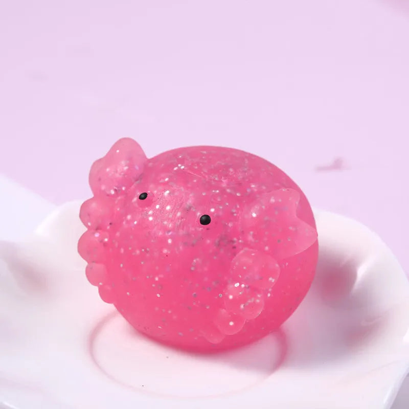 Glitter Squishy Mochi Fidget Toy