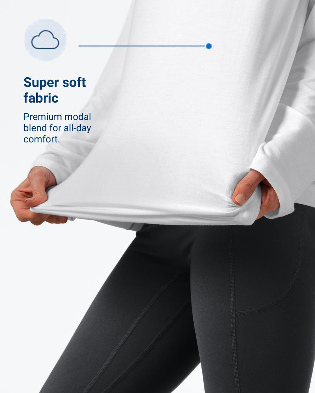 Fidget-T Sensory T-Shirt (White)