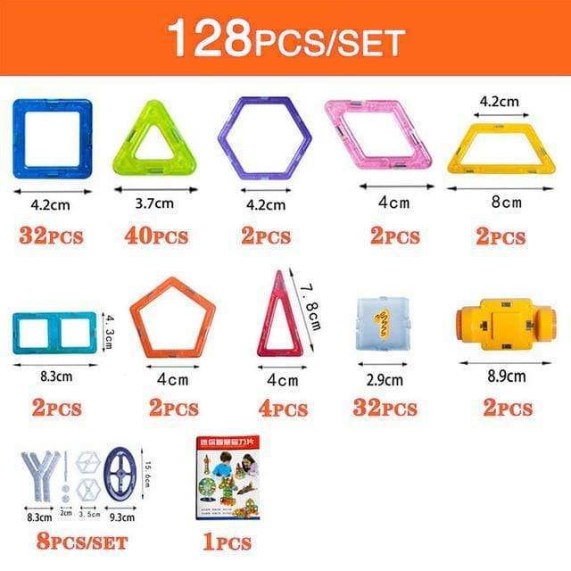 Magnetic Building Blocks Set