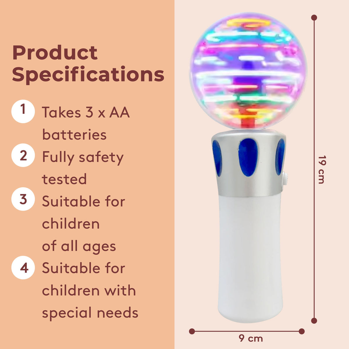 Light-Up Musical Sensory Wand