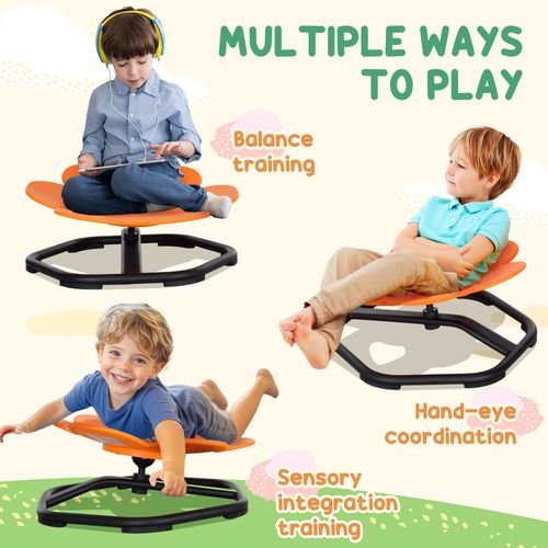 Sensory Spinning Chair - Orange