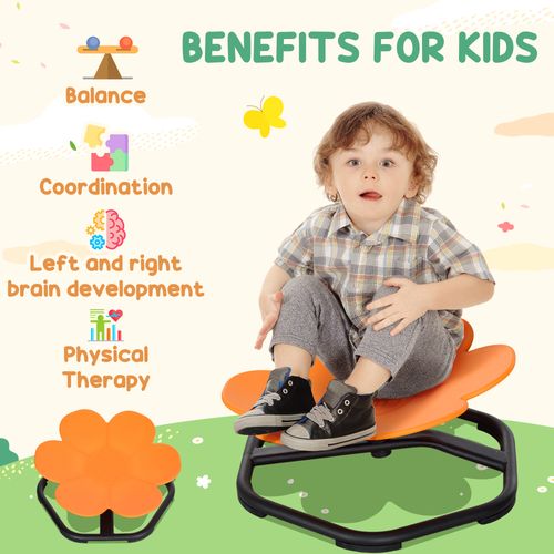 Sensory Spinning Chair - Orange