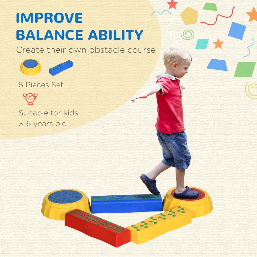 Non-Slip Stepping Stones (Set of 5)